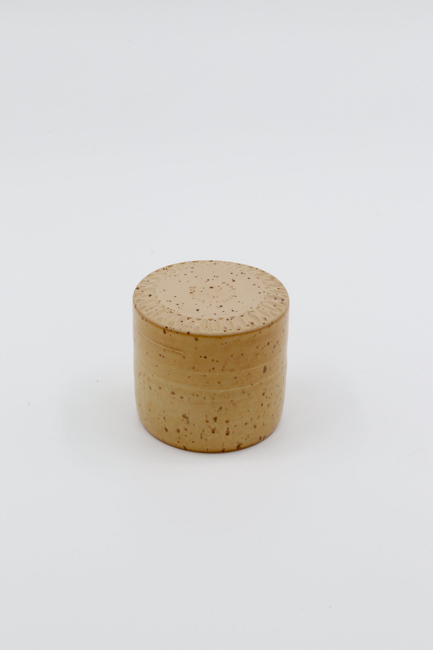 Koffiekopje geel/groen spikkel #12