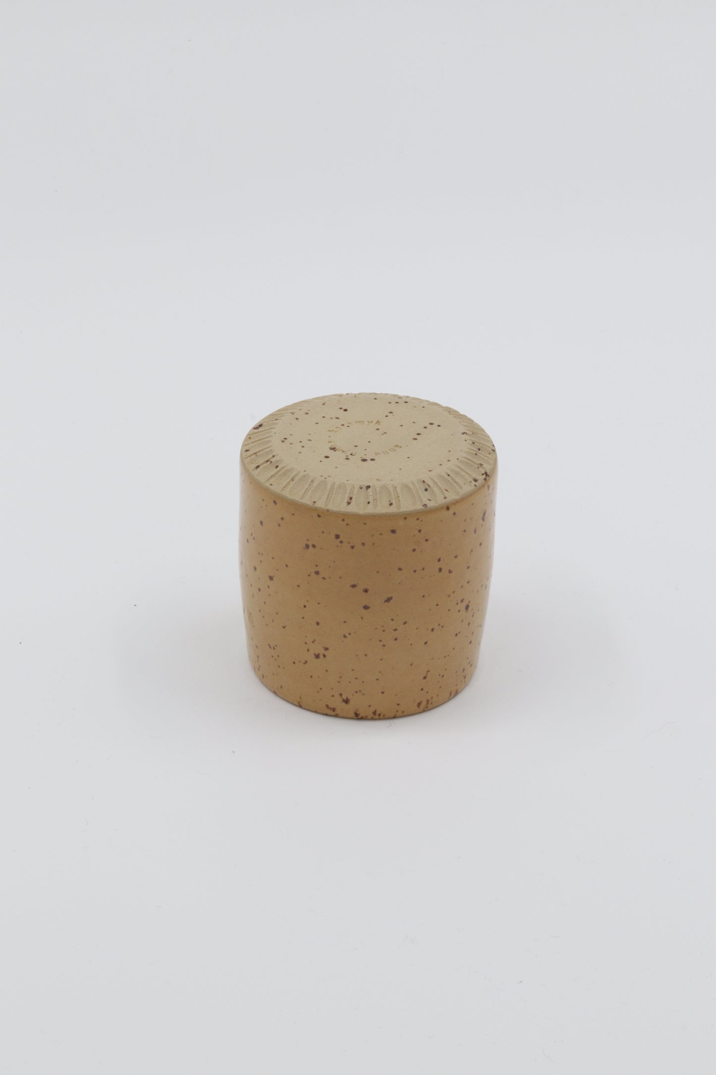 Koffiekopje oker spikkel #17
