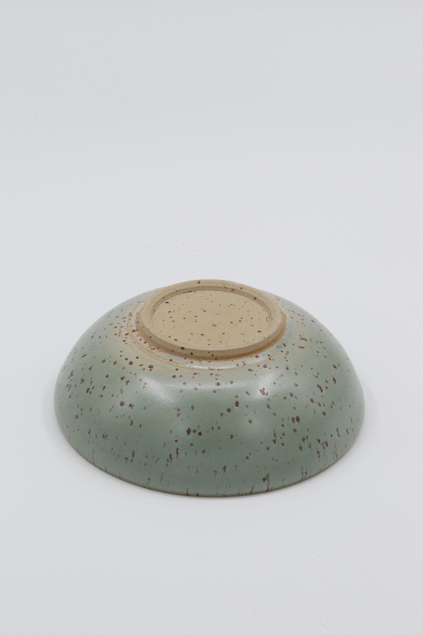 Schaaltje groen/turquoise spikkel #23