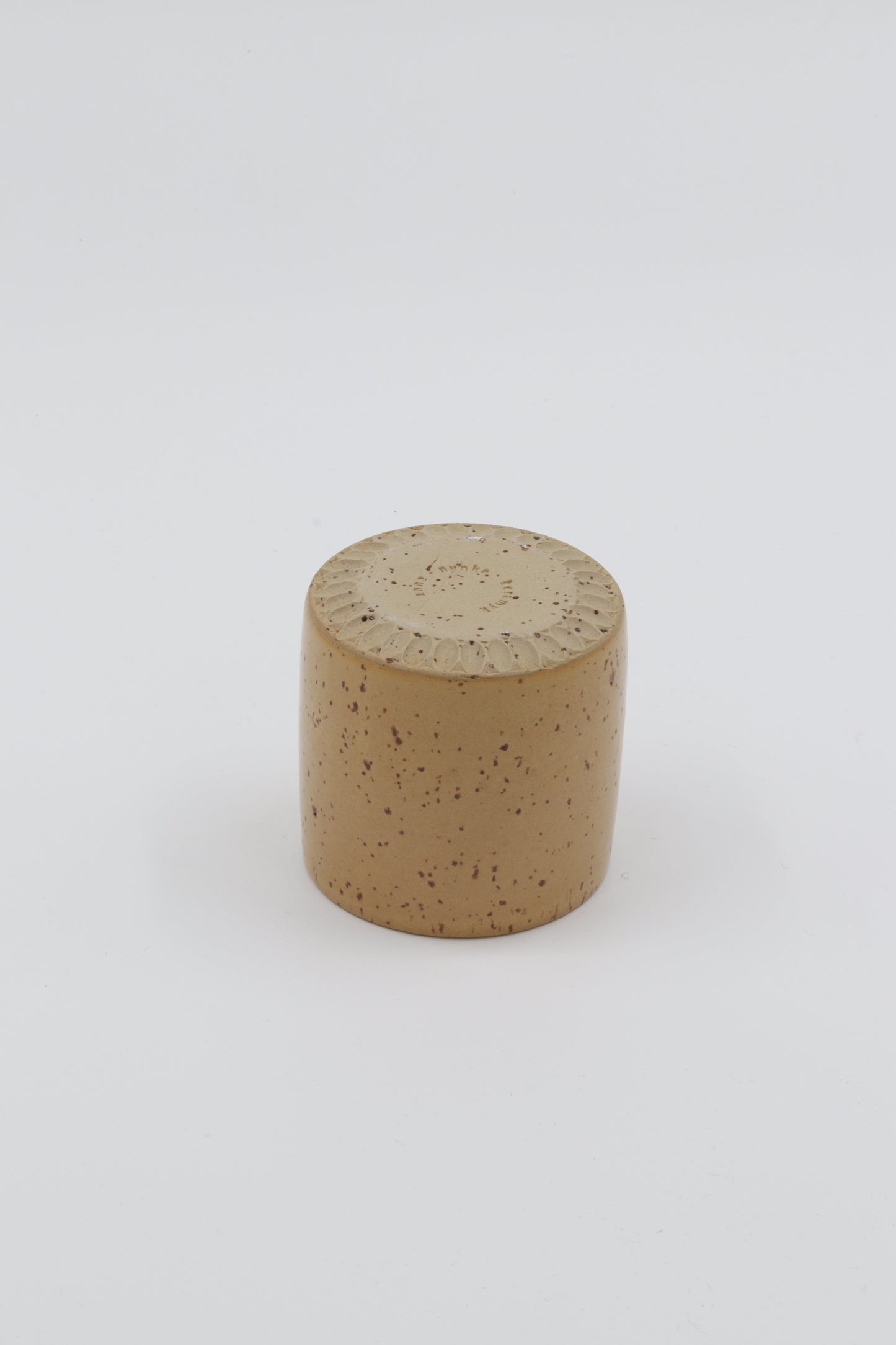 Koffiekopje oker spikkel #20